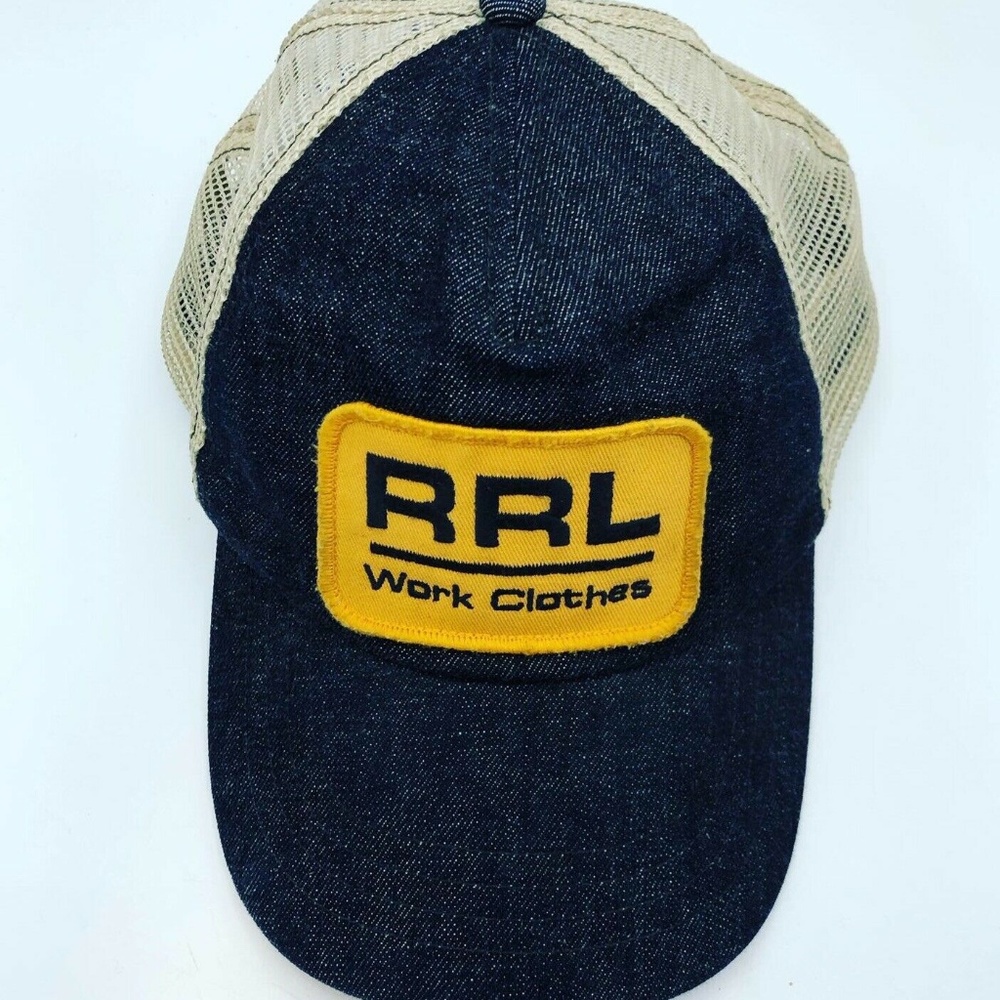 RRL RALPH LAUREN Work Clothes Trucker Mesh Hat Cap